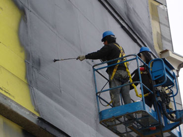 Liquid membrane applied