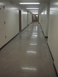 polished concrete floor