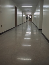 Induroshine finished concrete