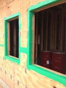 air- shield liquid flashing membrane jobsite photo